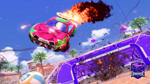 A Rocket League car design from dinogod444