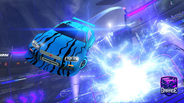 A Rocket League car design from Bcracked1