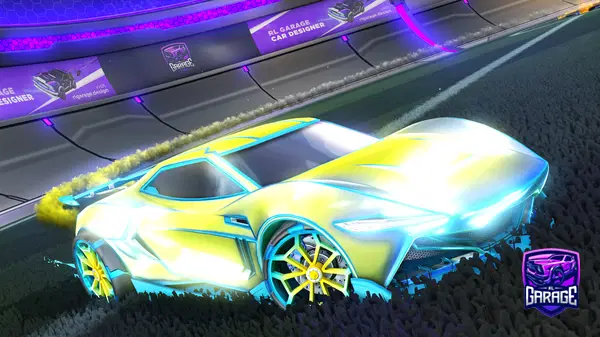 A Rocket League car design from LND_vuulg