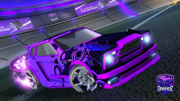 A Rocket League car design from Xxyuki