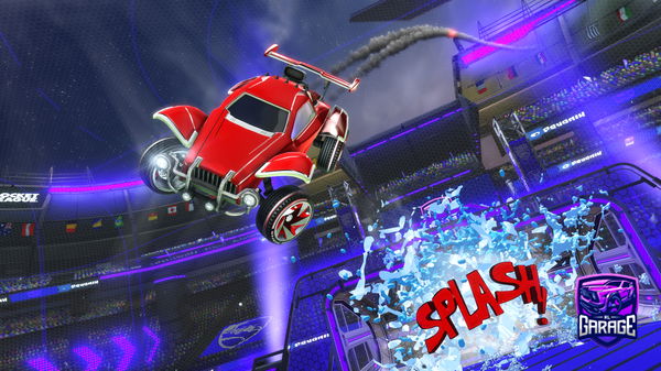 A Rocket League car design from M1stic00