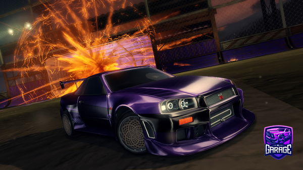 A Rocket League car design from soulsold5406