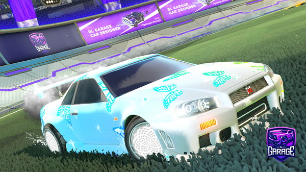 A Rocket League car design from RustyTires4