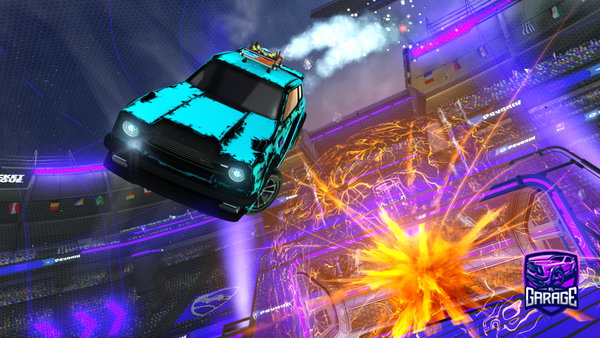 A Rocket League car design from amitl6996