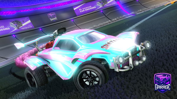 A Rocket League car design from muccamistic