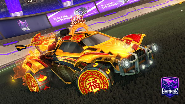 A Rocket League car design from -V3N0M-