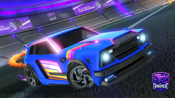 A Rocket League car design from Norwth
