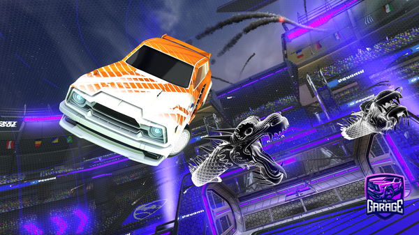 A Rocket League car design from CyberSniped