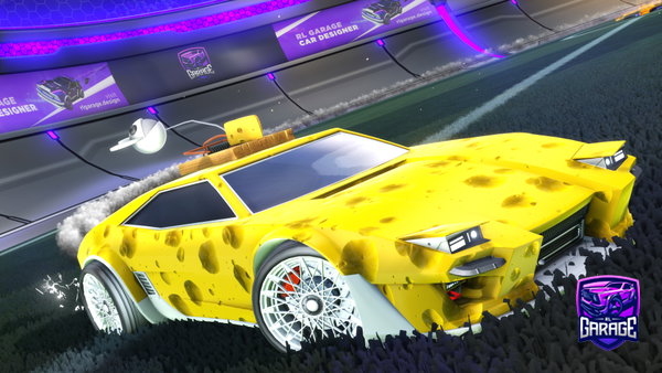 A Rocket League car design from GGstar