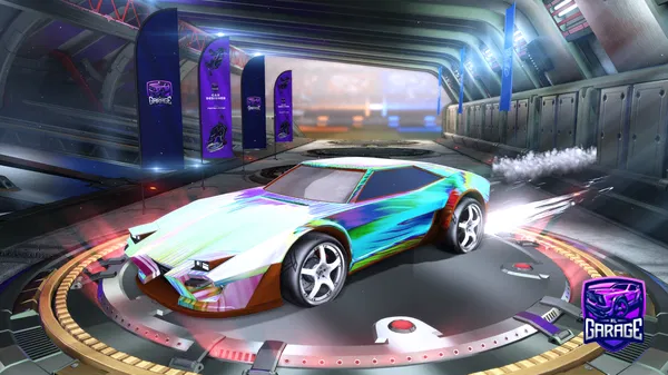 A Rocket League car design from MrTeaYT
