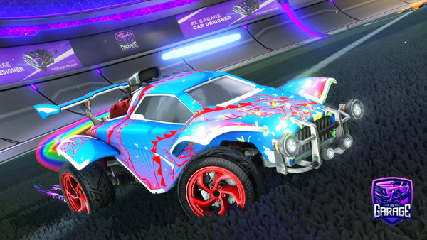 A Rocket League car design from AshyNaruto