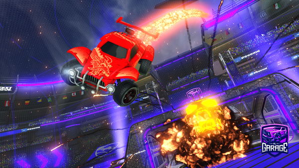 A Rocket League car design from Benny92