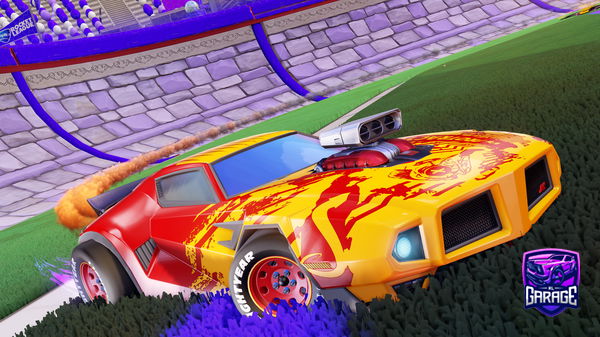 A Rocket League car design from p00pyf4rt69