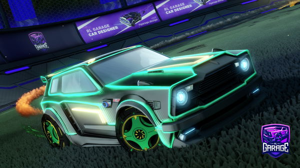 A Rocket League car design from muniz95