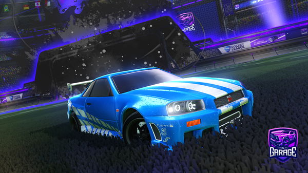 A Rocket League car design from AvAvA