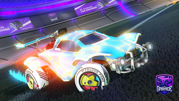 A Rocket League car design from Dreshark