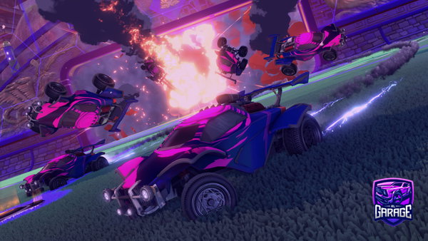 A Rocket League car design from CatoComsico