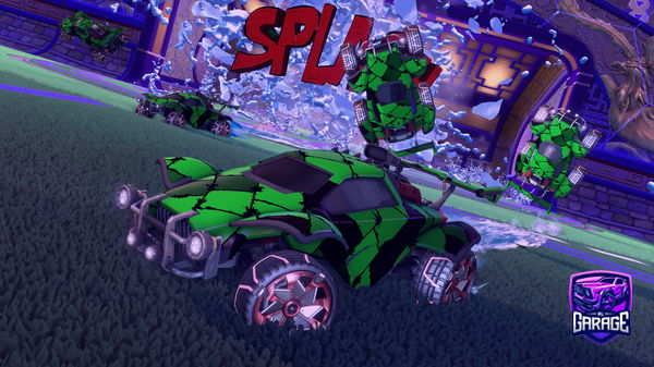 A Rocket League car design from Mxted