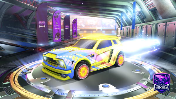 A Rocket League car design from MESSI_THEKING