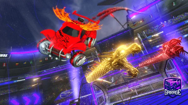 A Rocket League car design from Mitoka_on60FPS