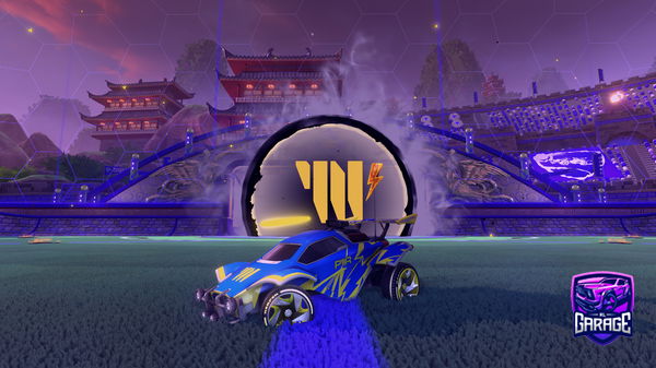 A Rocket League car design from PWR_Lunarz