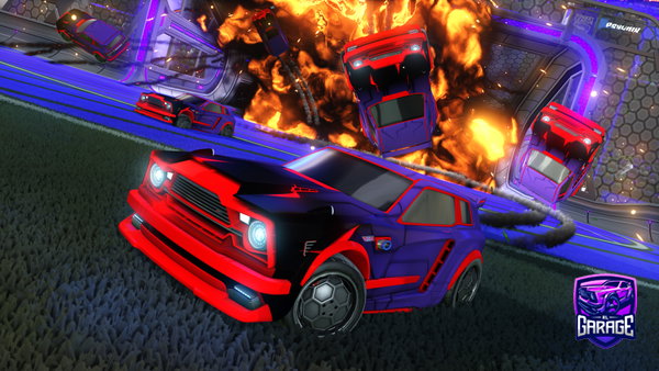 A Rocket League car design from Capybara007decria