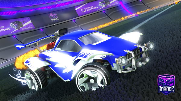 A Rocket League car design from Kulkija