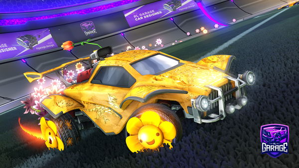 A Rocket League car design from TheFabulousFinch