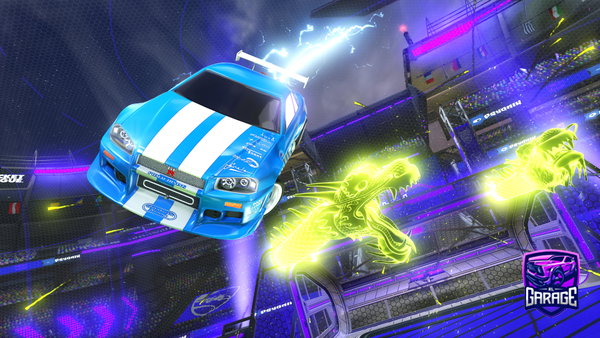 A Rocket League car design from franxdd984
