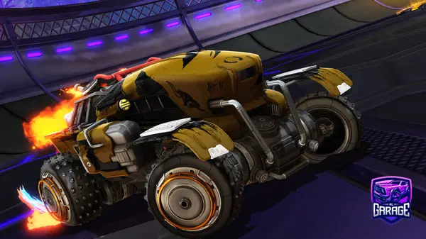 A Rocket League car design from The_Black_Night