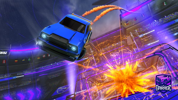 A Rocket League car design from SeimDayDelivery