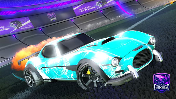 A Rocket League car design from Magicalchine783