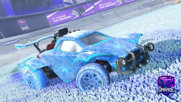 A Rocket League car design from 2boi