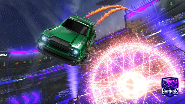 A Rocket League car design from Lederstreifen