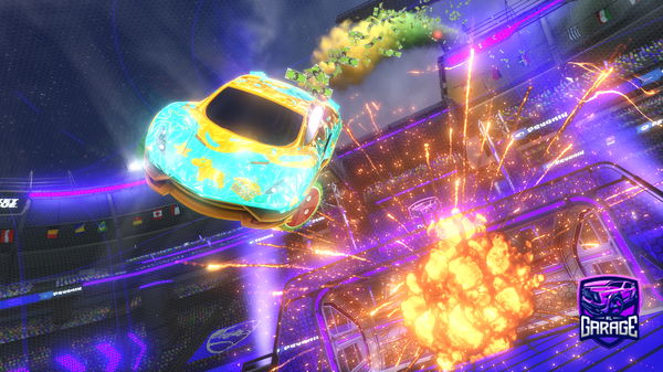 A Rocket League car design from Xnnesweat