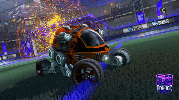 A Rocket League car design from Teletiby