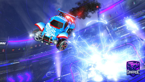 A Rocket League car design from HututYT