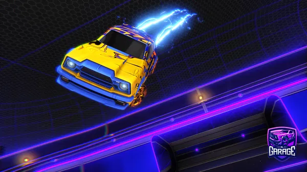 A Rocket League car design from PWRStrix