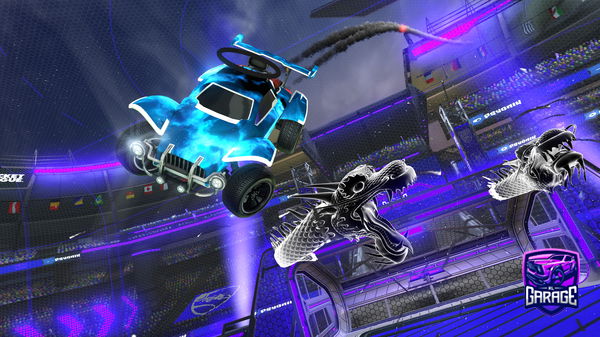 A Rocket League car design from hornet4000