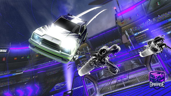 A Rocket League car design from GSM009