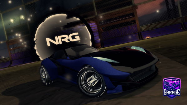 A Rocket League car design from cardboardius