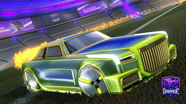 A Rocket League car design from HighOctane101