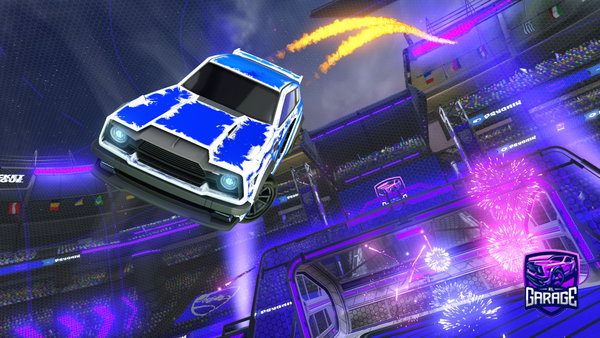 A Rocket League car design from Harvboii11