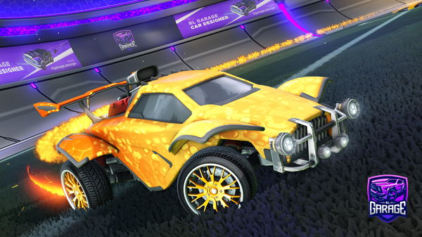 A Rocket League car design from DestantRL0817