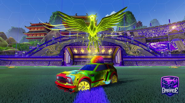 A Rocket League car design from Anthonyandrade