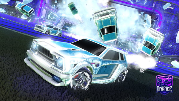 A Rocket League car design from ImJuicyDevilYT