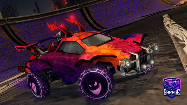 A Rocket League car design from korta