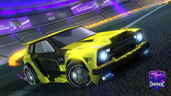 A Rocket League car design from Frostyyrll