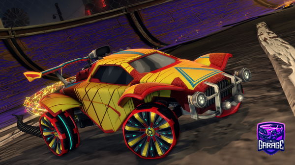 A Rocket League car design from ChappyDaBoi3
