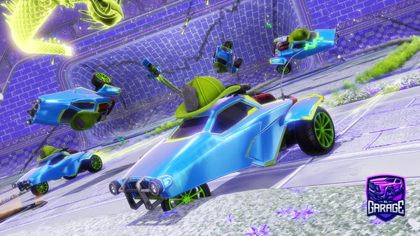 A Rocket League car design from baseball19